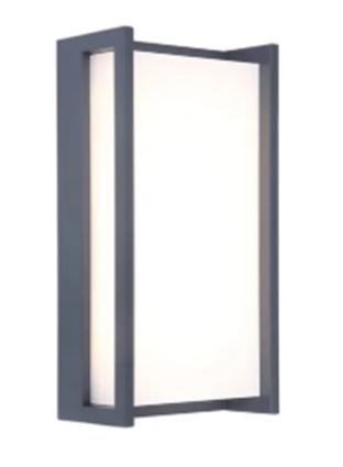 3 Applique murale extérieure Lutec Qubo anthracite 18W, Maison & Meubles, Enlèvement ou Envoi, Neuf