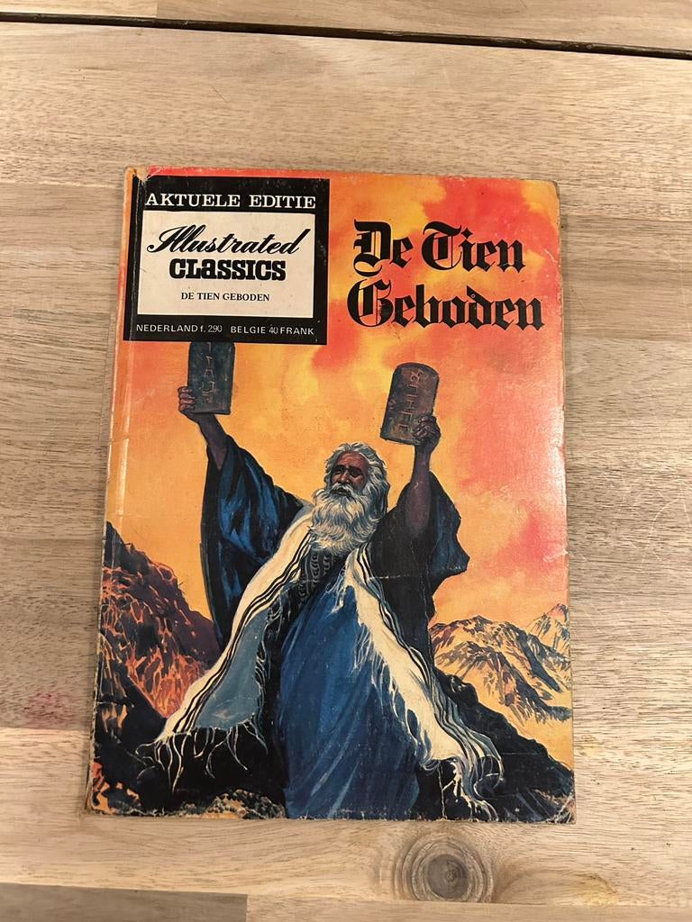 De tien geboden, Eén stripboek, Ophalen, Gelezen