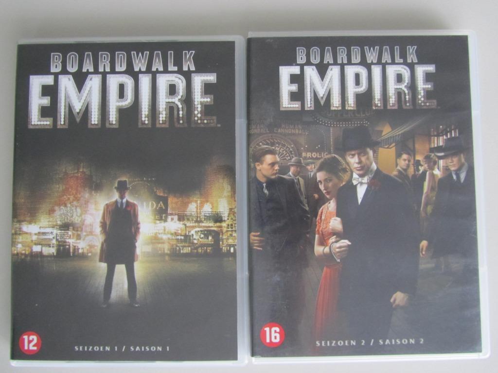 2 DVDBOXEN BOARDWALK EMPIRE "SEIZOEN 1 & 2", Cd's en Dvd's, Vanaf 16 jaar, Ophalen of Verzenden, Gebruikt, Drama