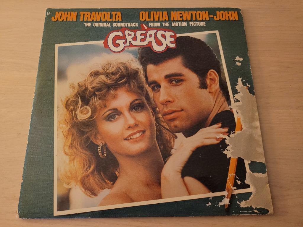 double disque vinyl 33 tours Grease, CD & DVD, Vinyles | Pop, Comme neuf, Enlèvement ou Envoi