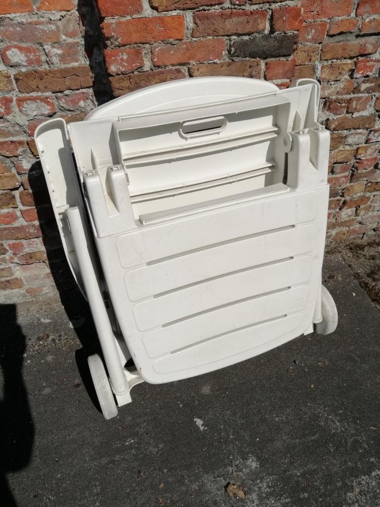 Tuinligbed, Ophalen, Plastic, Verstelbaar