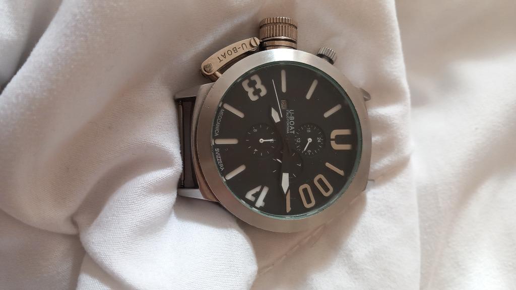 U BOAT Italo Fontana herenhorloge, Ophalen of Verzenden, Gebruikt, Overige materialen, Overige merken
