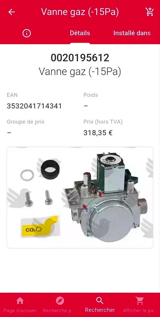 Vanne Gaz (-15Pa) Bulex Thermomaster.../...-A (E-BE) neuve, Collections, Collections Autre, Enlèvement ou Envoi, Neuf