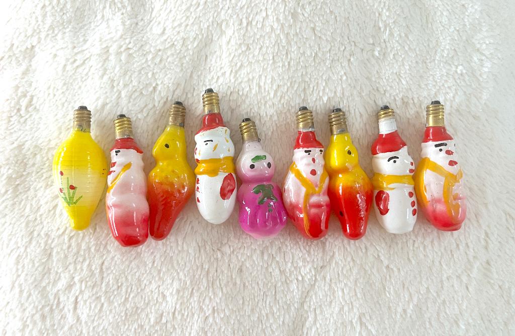 Vintage kerstlampjes, Ophalen of Verzenden