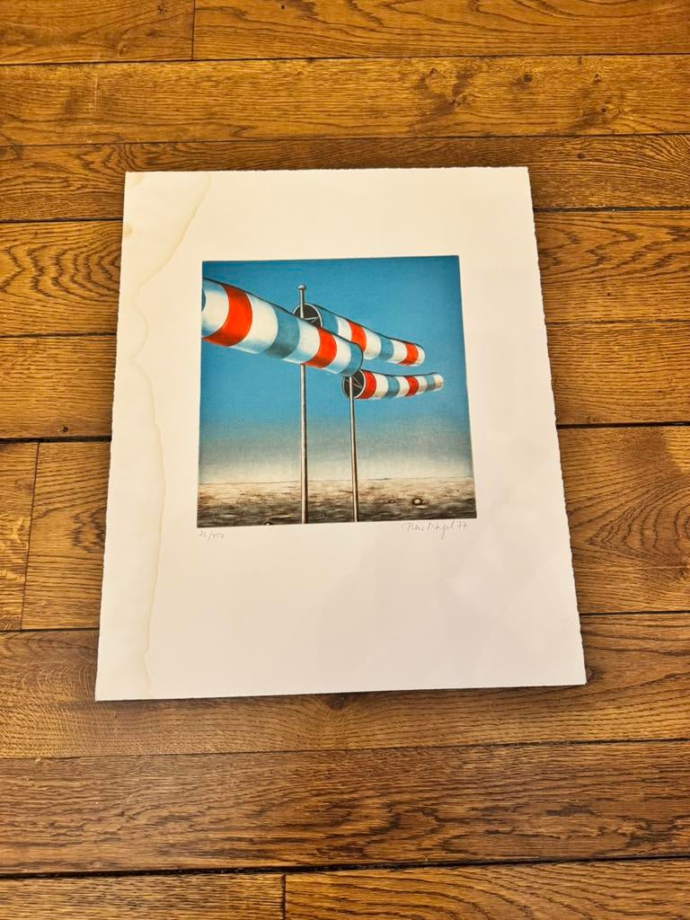 1977 Peter Nagel, Antiek en Kunst, Kunst | Litho's en Zeefdrukken, Ophalen