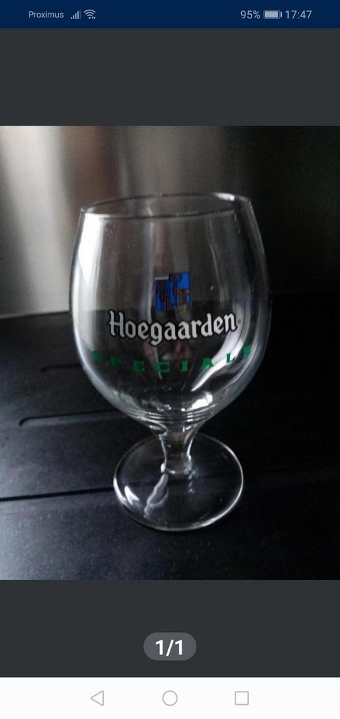 1 Hoegaarden speciale glas, Ophalen of Verzenden, Zo goed als nieuw