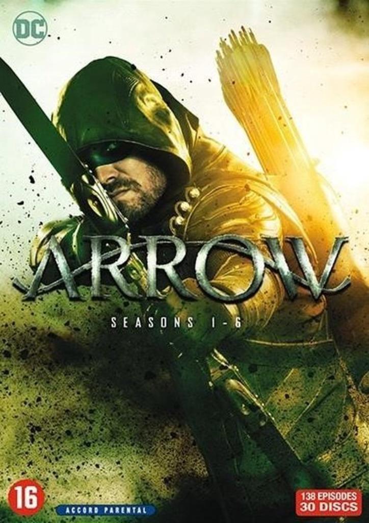 ARROW SEIZOENEN 1-2-3-4-5-6, Cd's en Dvd's, Vanaf 16 jaar, Ophalen of Verzenden, Nieuw in verpakking, Actie en Avontuur