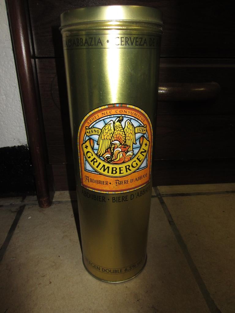 Bier koker Grimbergen, Verzamelen, Biermerken, Ophalen, Zo goed als nieuw, Overige typen, Overige merken