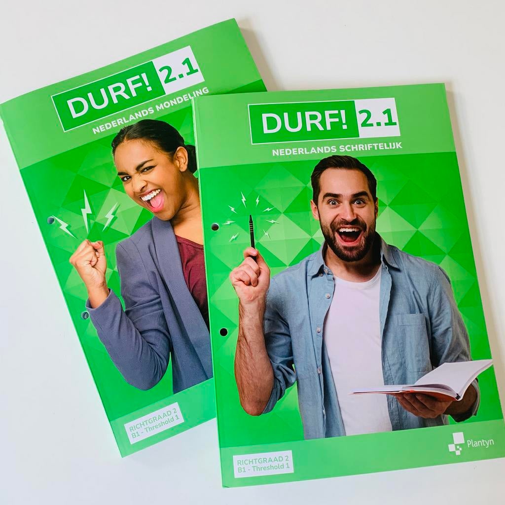 Set Durf! 2.1 Nederlands van uitgeverij Plantyn, Boeken, Studieboeken en Cursussen, Nieuw, Overige niveaus, Ophalen