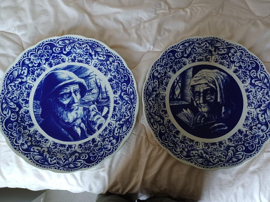Delfts blauwe borden, Ophalen