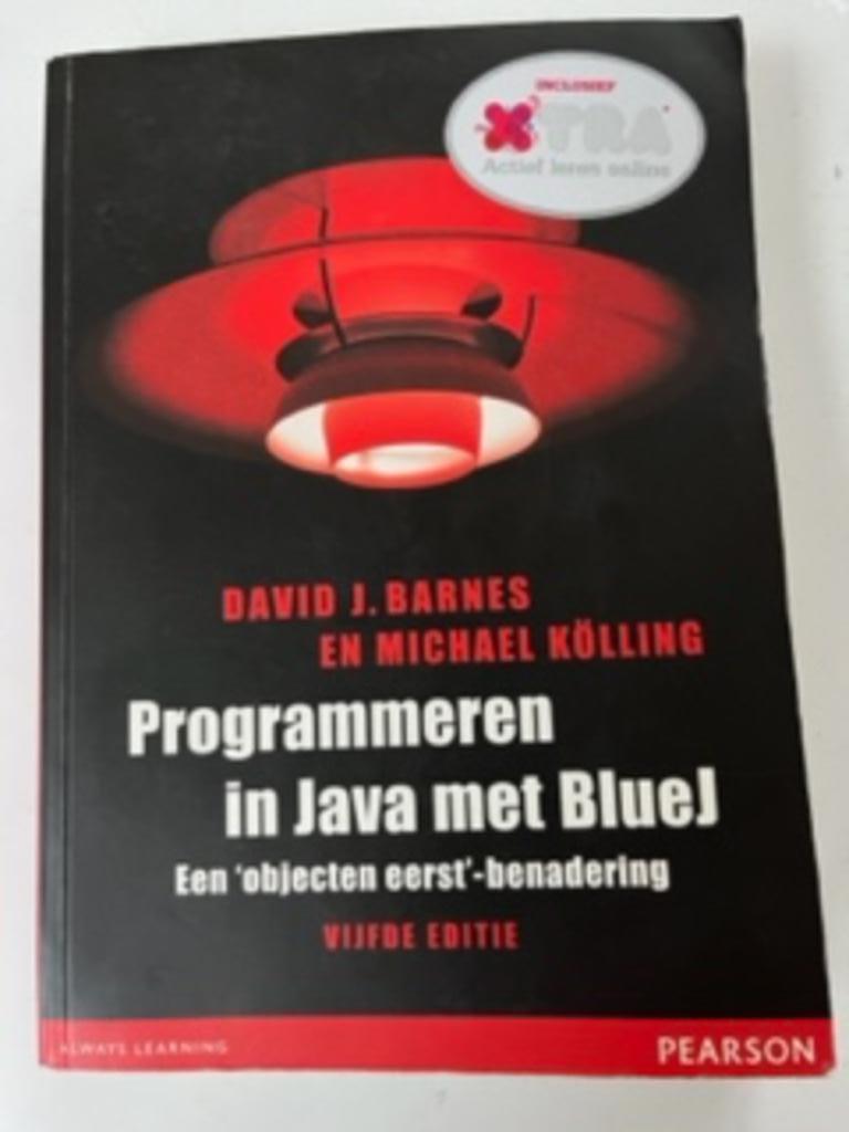Programmeren in Java met BlueJ, Ophalen of Verzenden, Zo goed als nieuw, Programmeertaal of Theorie, Pearson