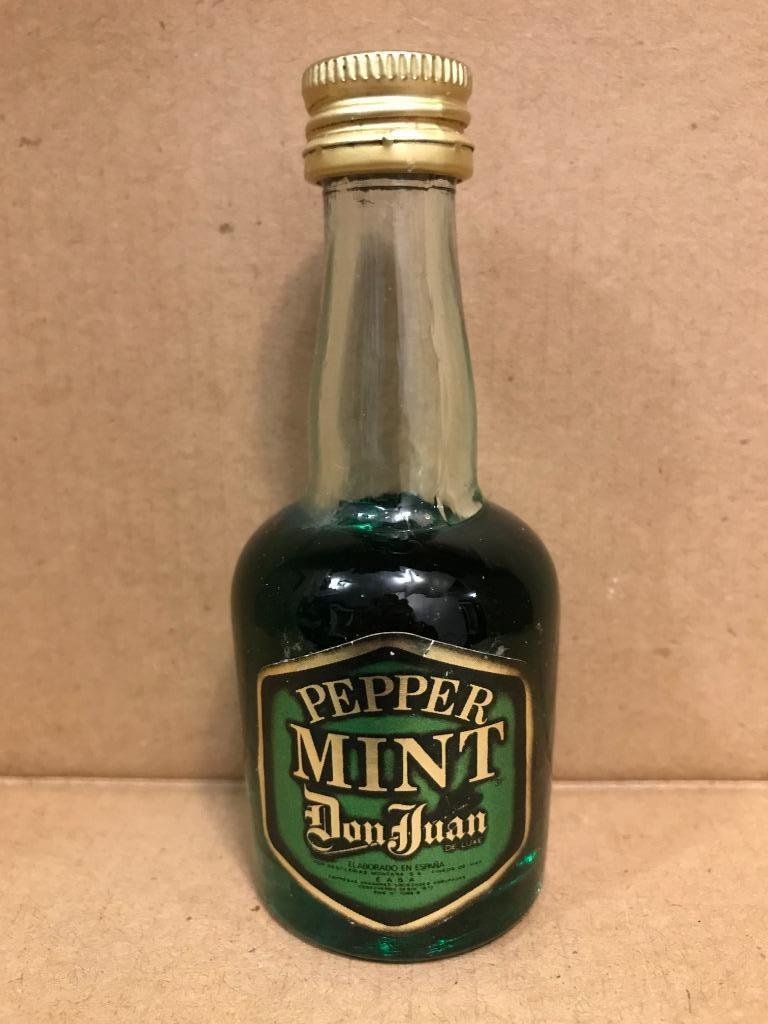 Pepper Mint Don Juan de Luxe - Mignonnette d'alcool, Enlèvement ou Envoi, Espagne, Autres types, Pleine