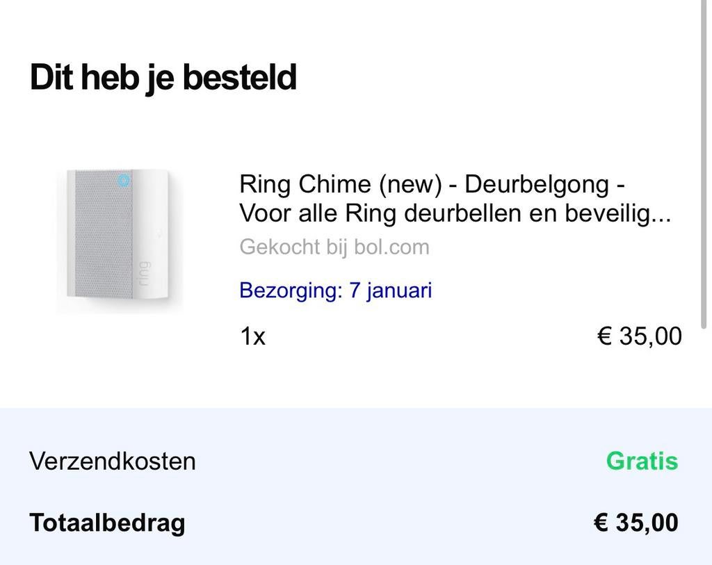 Ring Chime + Deurbel + Buitencamera, Ophalen, Compatibel met smartphone, Zo goed als nieuw, Draadloos