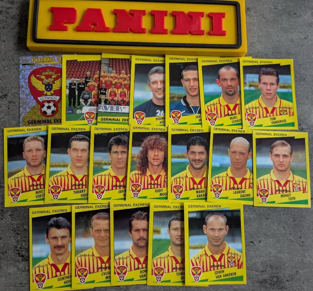 Panini FOOTBALL 98 19 STICKERS 1998 GERM. EKEREN VOETBAL, Ophalen of Verzenden, Nieuw