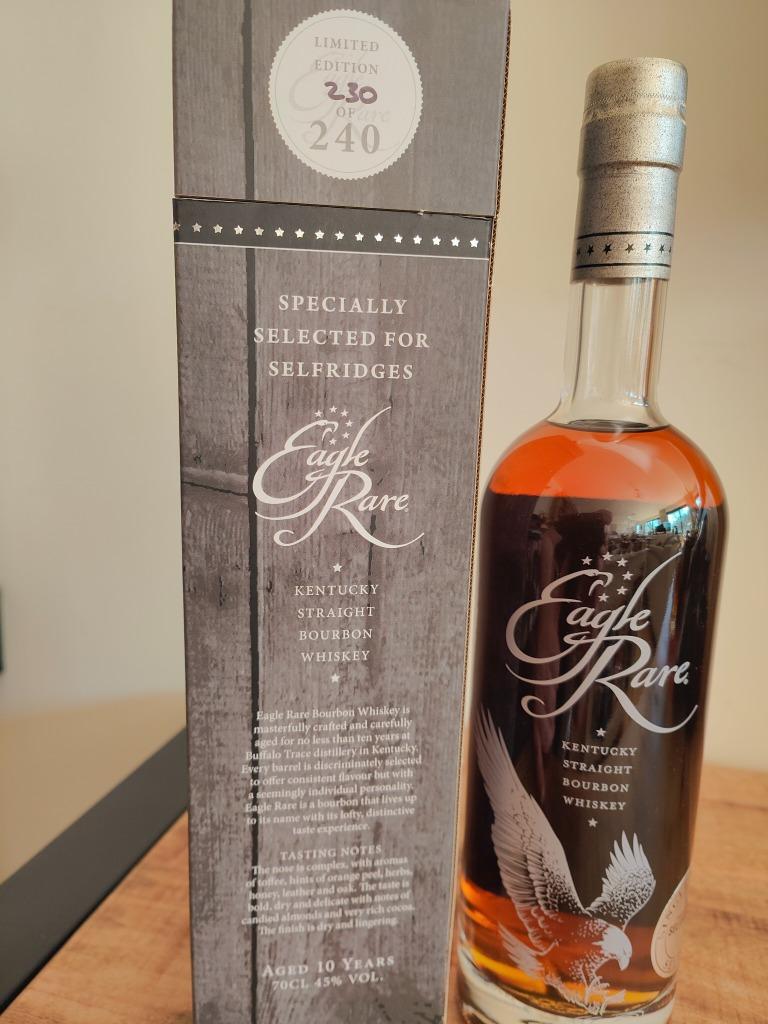 Édition limitée à 10 ans d'Eagle Rare Single Barrel - Selfri, Neuf, Autres régions, Enlèvement ou Envoi, Pleine