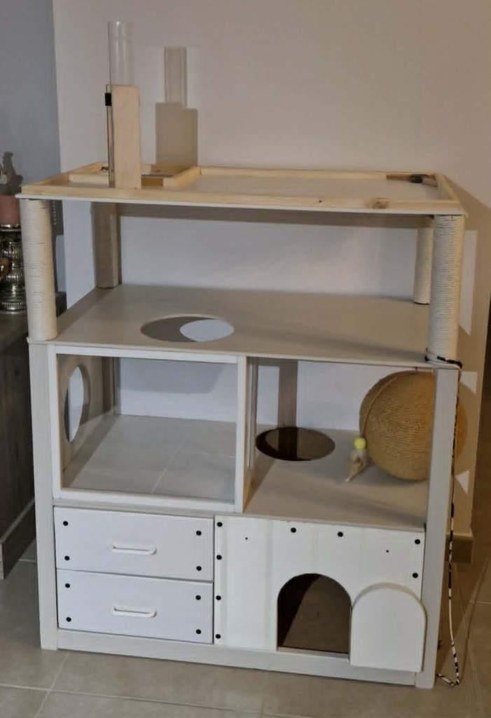 kattentoren  - kan ook voor iets anders gebruikt worden :-), Dieren en Toebehoren, Ophalen, Gebruikt