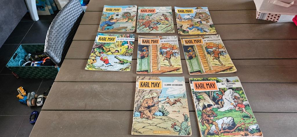 Karl may strips, Meerdere stripboeken, Ophalen, Gelezen, Studio  Vandersteen