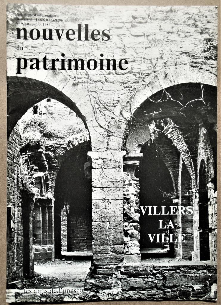 nouvelles du patrimoine nr.9/10 - 1986 - Villers-la-Ville, Ophalen of Verzenden, Collectief, 20e eeuw of later, Gelezen