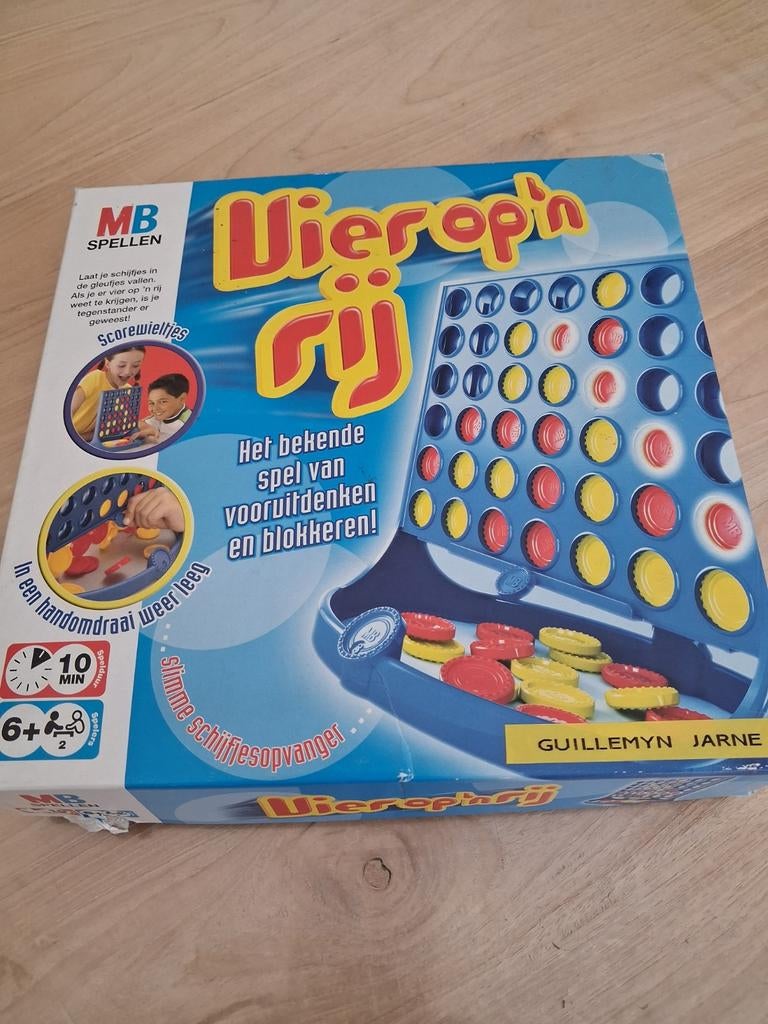 Vier op een rij.  Doe een eerlijk bod, Ophalen