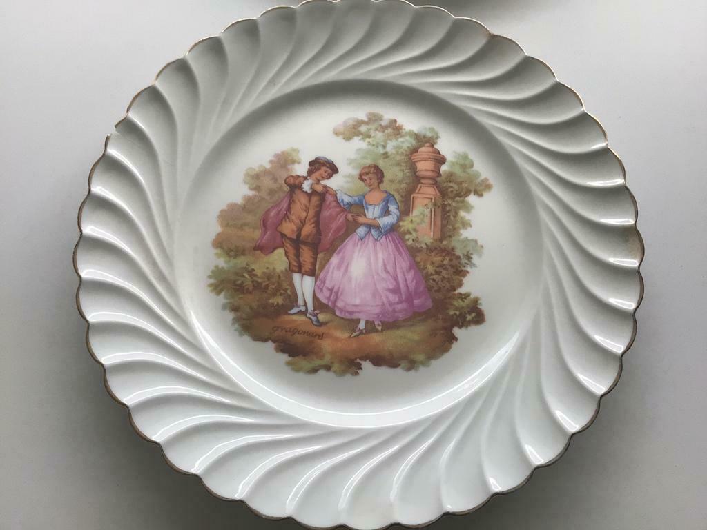 Assiette décorative en porcelaine de Limoges, Enlèvement