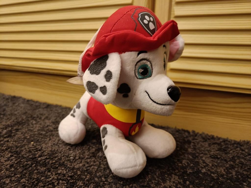 Paw petrol knuffel met zuignap, Kinderen en Baby's, Ophalen of Verzenden, Zo goed als nieuw