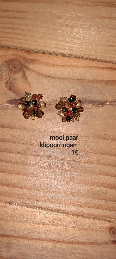 Superbes boucles d'oreilles à clip, Bijoux, Sacs & Beauté, Enlèvement ou Envoi, Comme neuf
