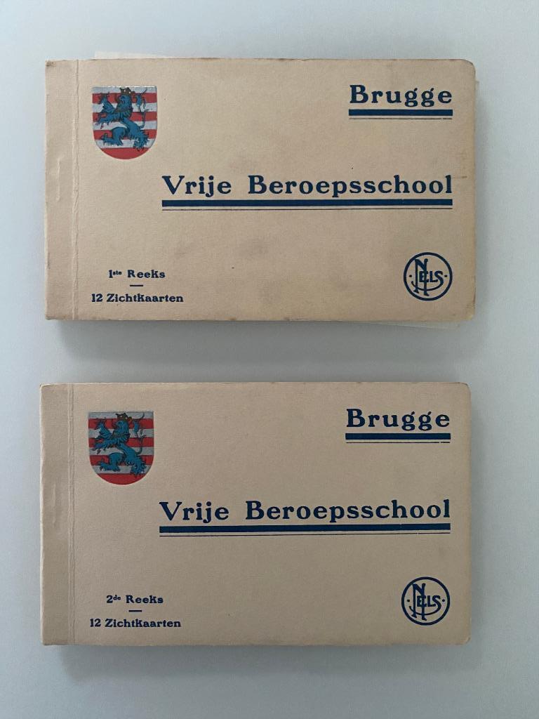 2 x Livret de 12 cartes post Ecole professionnelle Bruges, Enlèvement ou Envoi, 1920 à 1940, Non affranchie, Flandre Occidentale