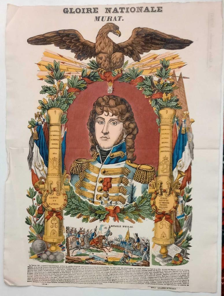 [Epinal Pellerin] Gloire Nationale Murat - Slag bij Eylau, Antiek en Kunst, Ophalen of Verzenden