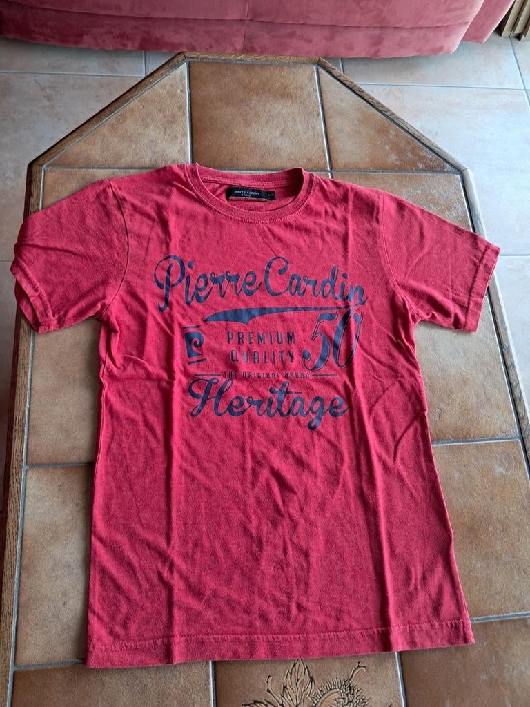 T-shirt rouge Pierre Cardin XXS, Enlèvement ou Envoi, Porté, Rouge, Pierre Cardin