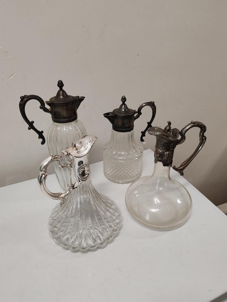 Bel ensemble, 4 carafes anciennes de 1920, Enlèvement