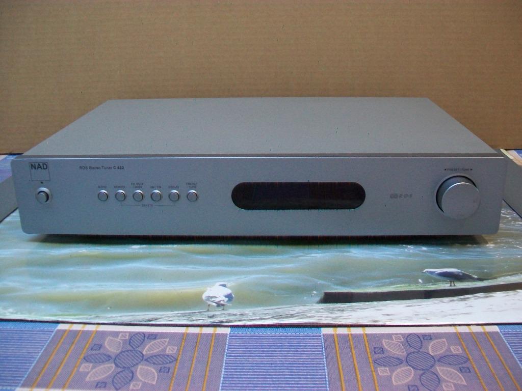 NAD C 422 Tuner RDS - Stereo - Hifi - Zilver, Audio, Tv en Foto, Tuners, Gebruikt, Ophalen of Verzenden