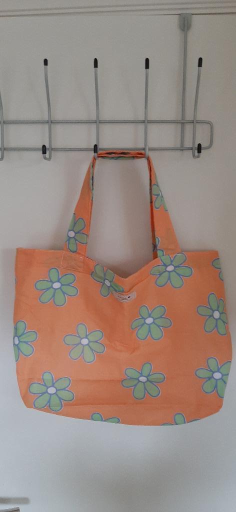 Schoudertas/studententas handgemaakt, Ophalen of Verzenden, Nieuw, Oranje, Shopper