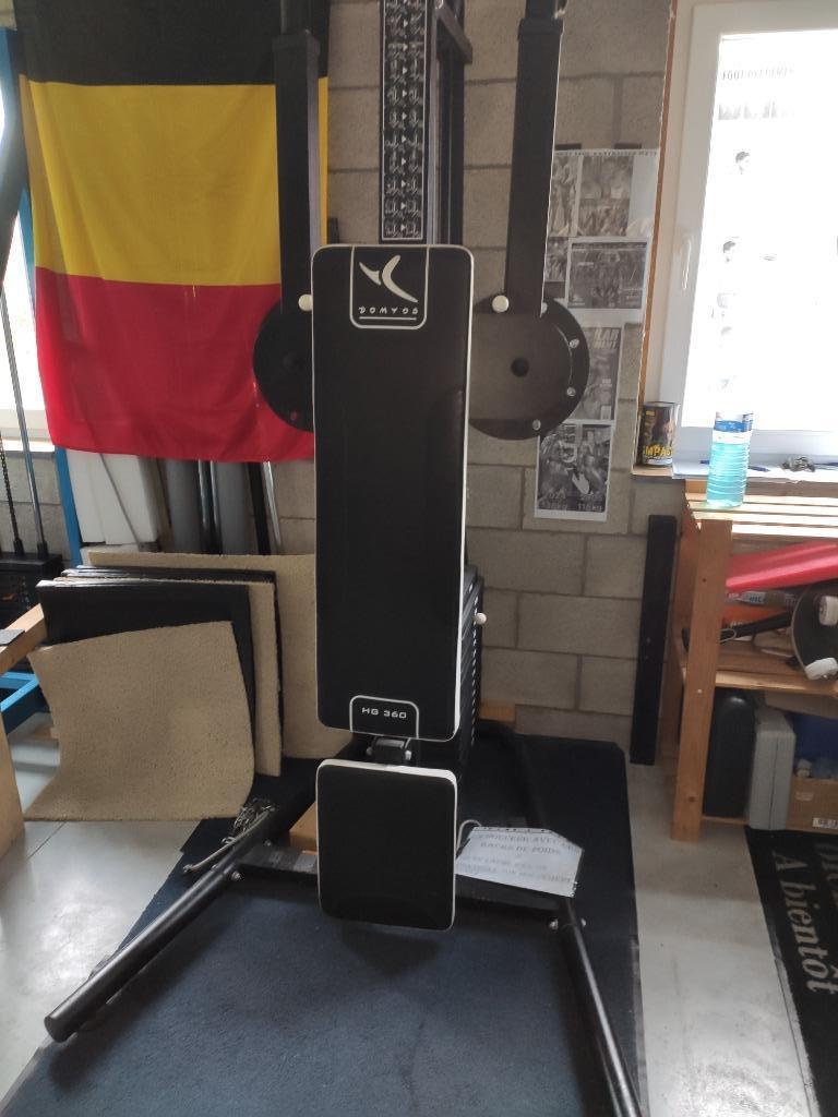 station de musculation - bras amovible 360 +120kg de charge, Enlèvement, Comme neuf, Bras