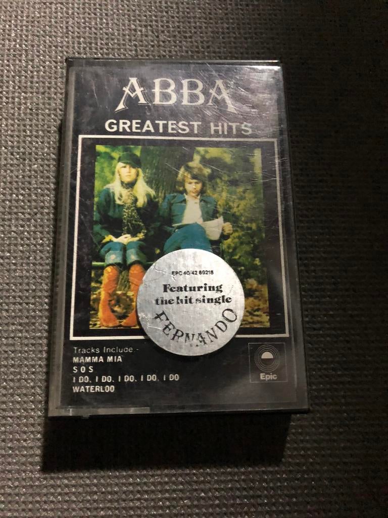 ABBA Greatest Hits cassettebandje, Ophalen of Verzenden, Zo goed als nieuw