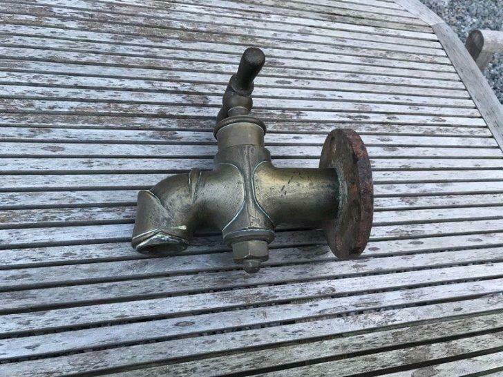 Robinet en laiton, Enlèvement, Utilisé