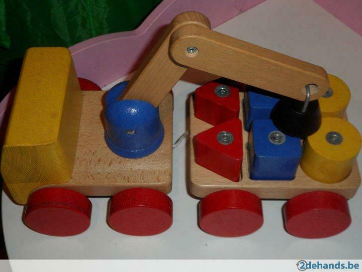 houten kraanwagen, Gebruikt