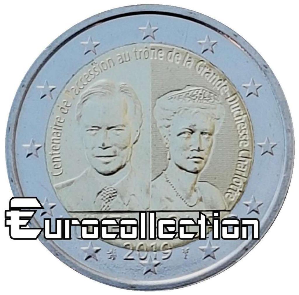 2 EUROS COMMEMORATION LUXEMBOURG 2019, Timbres & Monnaies, Monnaies | Europe | Monnaies euro, Enlèvement, Luxembourg, 2 euros