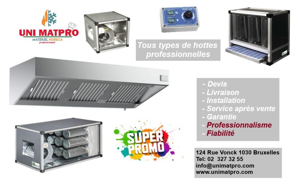 hotte murale pour restauration, Electroménager, Lave-linges séchants, Neuf, Enlèvement ou Envoi