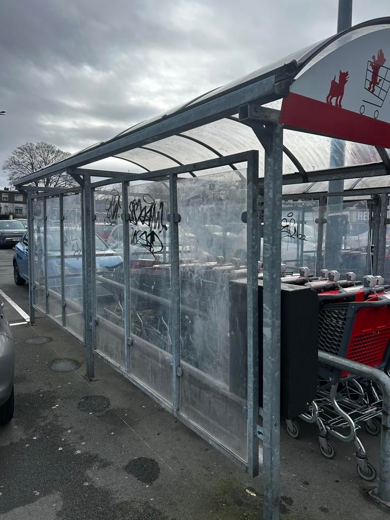 2 car port en acier galvanisé px piece 750 eur, Jardin & Terrasse, Enlèvement ou Envoi, Comme neuf, Acier