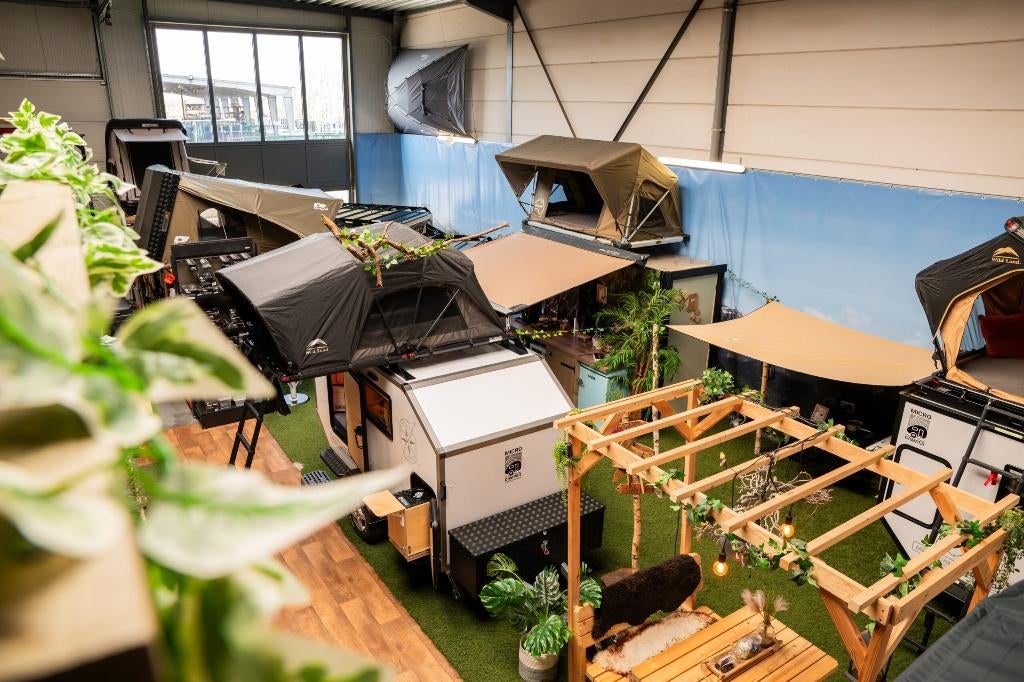 Grootste assortiment daktenten van België !, Caravanes & Camping, Accessoires de tente, Neuf, Enlèvement