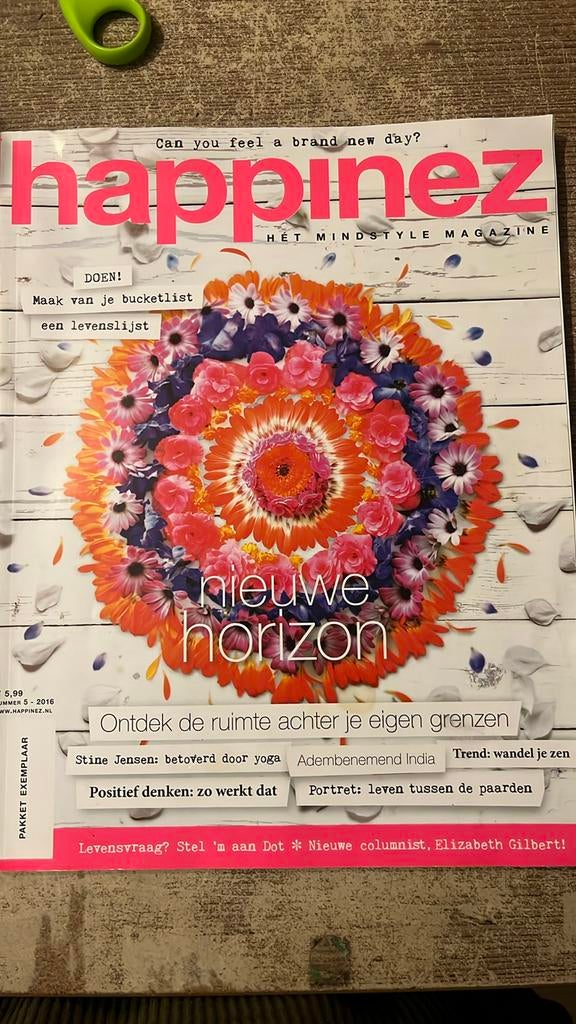 Happinez magazine, Ophalen of Verzenden, Zo goed als nieuw