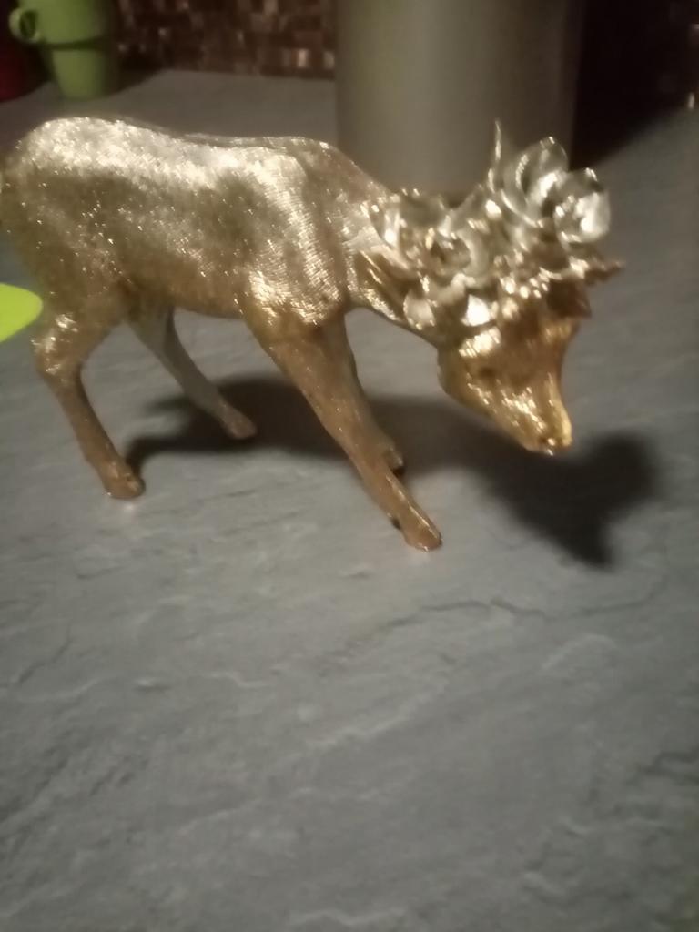 Decoratie hert, ree, Enlèvement ou Envoi, Comme neuf, Cerf