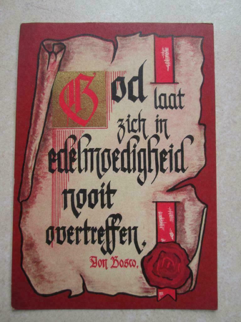 oude postkaart met spreuk, Verzamelen, Verzenden