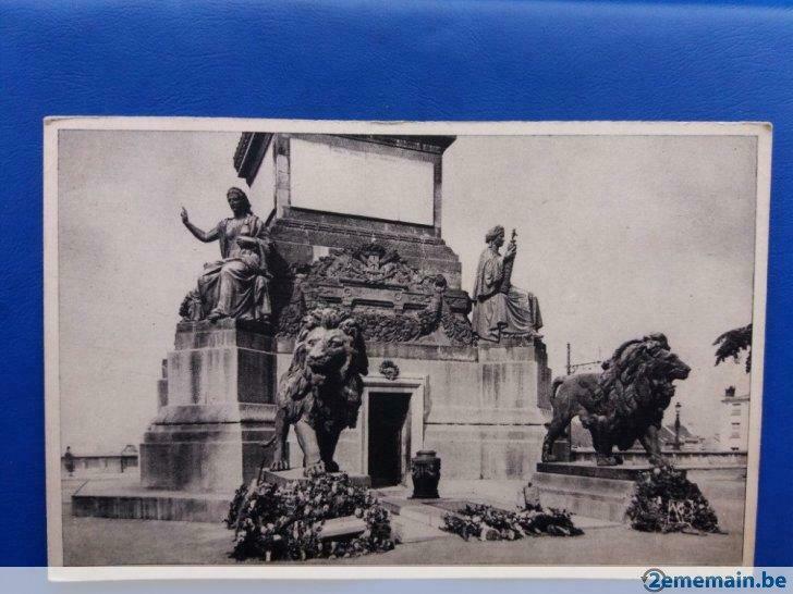 carte postale Bruxelles le tombeau du soldat inconnu