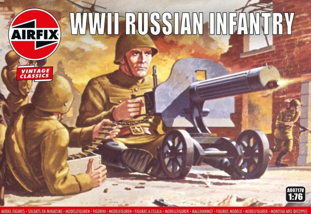 AIRFIX 00717V WWII russian infantry échelle 1/76, Enlèvement ou Envoi, Neuf, 1:50 ou moins, Personnage ou Figurines