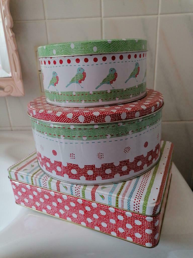3 mooie koekjesdozen Laura ashley, Ophalen of Verzenden