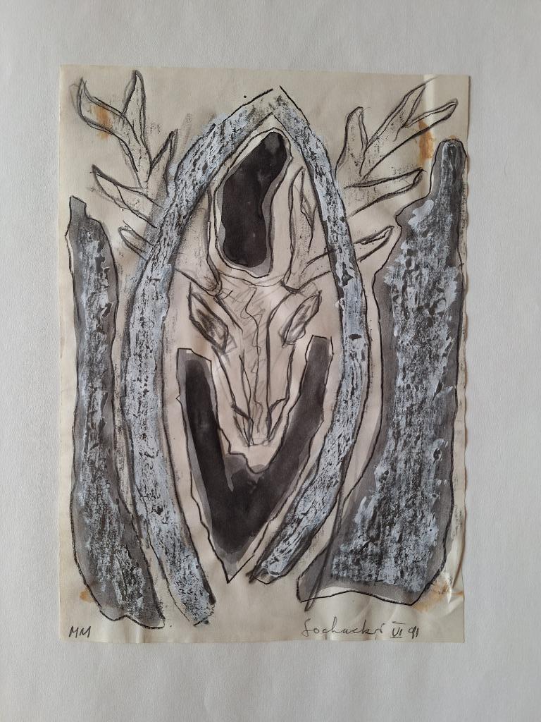 Tekeningen "Zonder Titel", Antiquités & Art, Art | Dessins & Photographie, Enlèvement, Dessin, Photographie
