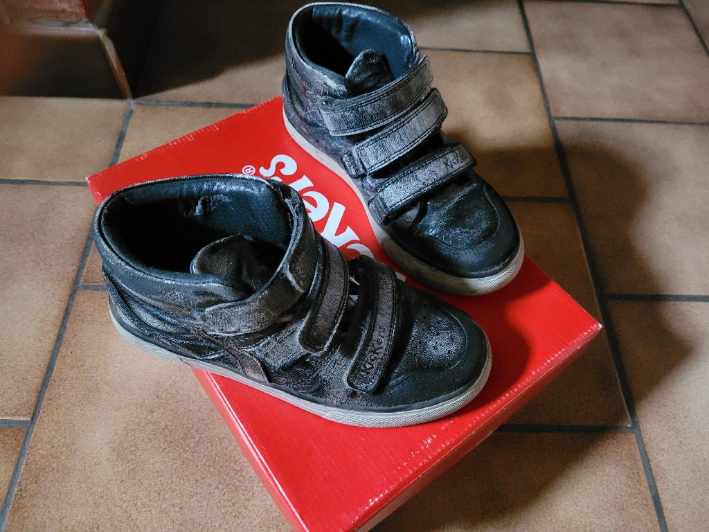 chaussures en cuir Kickers taille 33, Garçon, Enlèvement ou Envoi, Kickers, Utilisé