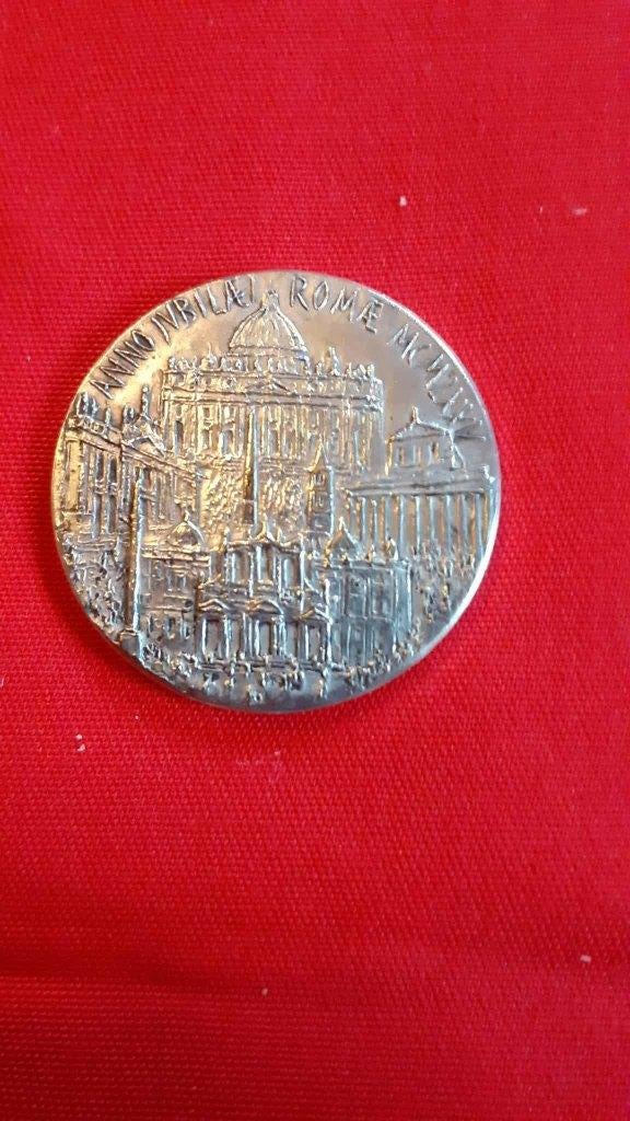 médaille commémorative  jubilé de Rome de 1975 (x2041), Collections, Religion, Enlèvement ou Envoi, Utilisé, Autres types, Christianisme | Catholique