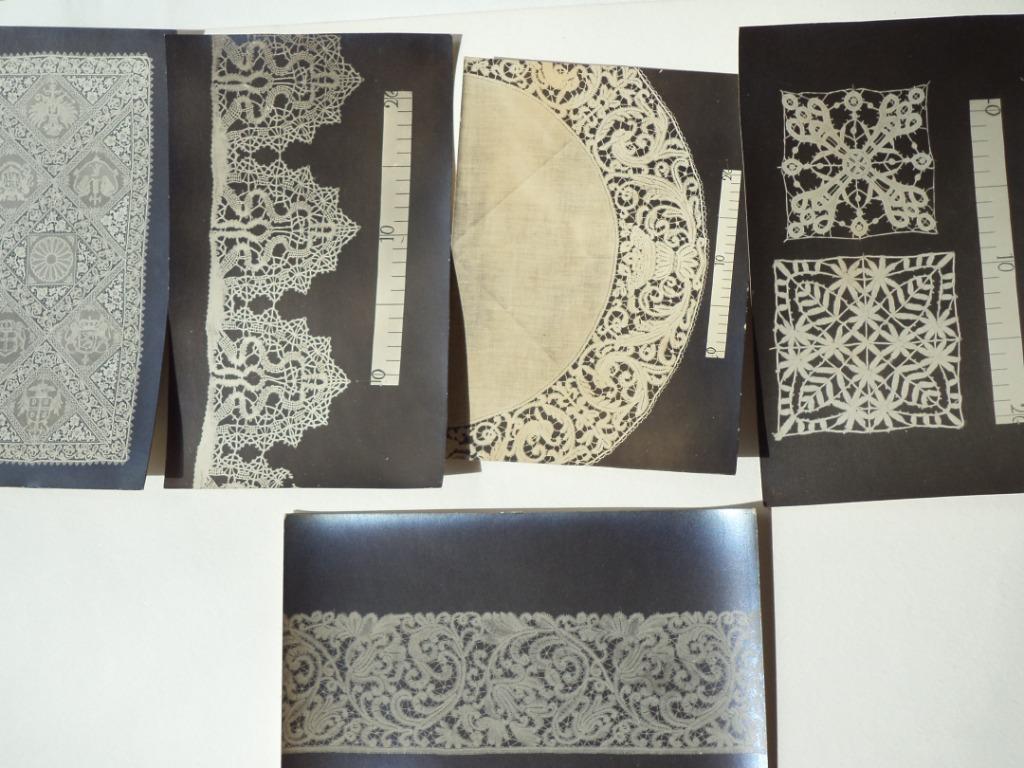 didactische postkaarten foto's van KANT kloskant, naaldkant, Ophalen